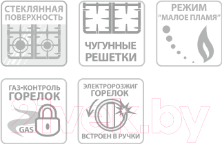 Газовая варочная панель GEFEST СГ СВН 2230 К23- фото2