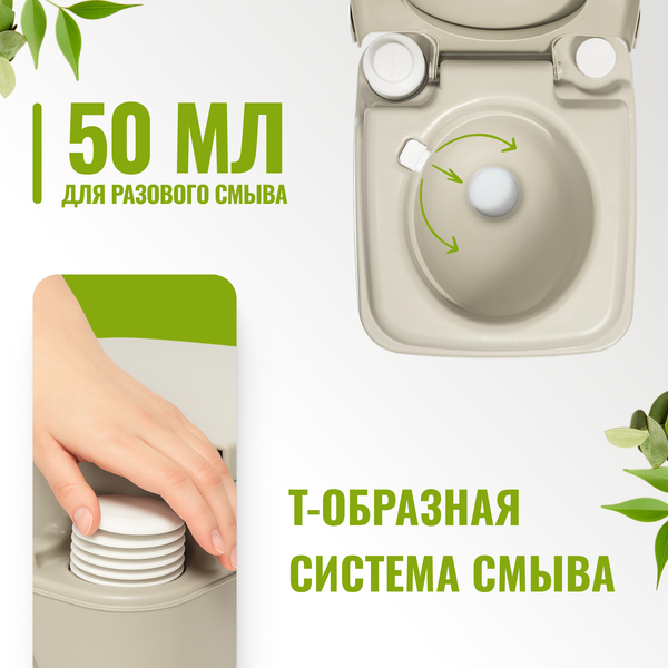 Портативный биотуалет Saniteco CHH-1020- фото2