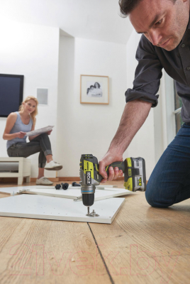 Аккумуляторная дрель-шуруповерт Ryobi R18PDBL-0- фото8