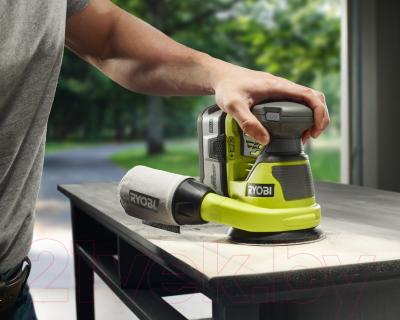 Эксцентриковая шлифовальная машина Ryobi R18ROS-0 (5133002471)- фото3