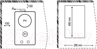 Газовая варочная панель Korting HG365CTX- фото3