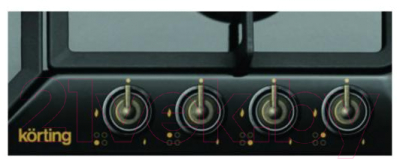 Газовая варочная панель Korting HG630CTSN- фото2