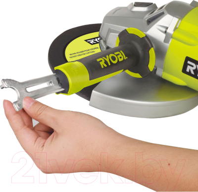 Угловая шлифовальная машина Ryobi EAG2000G- фото7