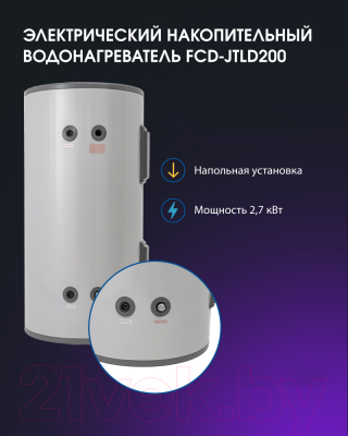 Накопительный водонагреватель Haier FCD-JTLD200 / GA0C80E03RU- фото7