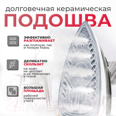 Утюг Atlanta ATH-5493 (черный)- фото5
