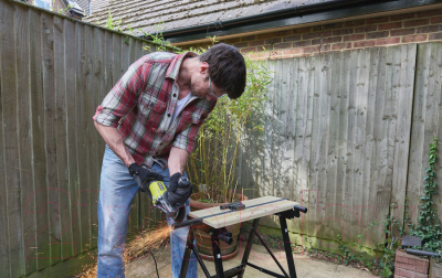 Угловая шлифовальная машина Ryobi RAG800-125S- фото4