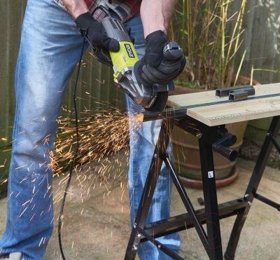 Угловая шлифовальная машина Ryobi RAG800-125S- фото5