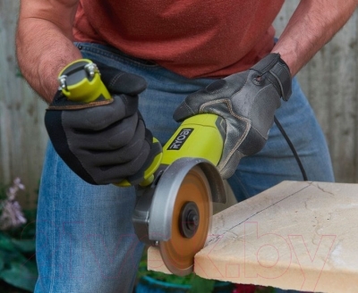 Угловая шлифовальная машина Ryobi RAG950-125S- фото3