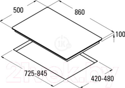 Газовая варочная панель Cata LCI 912- фото2