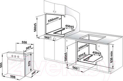 Газовый духовой шкаф GEFEST ДГЭ 601-01- фото3