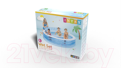 Надувной бассейн Intex Swim Center Семейный / 57190- фото2