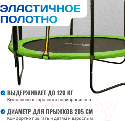 Батут Sundays Champion-D252 (с сеткой)- фото5