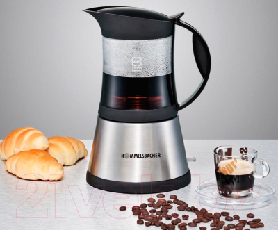 Гейзерная электрокофеварка Rommelsbacher EKO 376/G- фото6