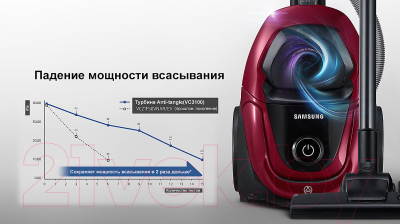 Пылесос Samsung SC18M31A0HU/EV / VC18M31A0HU/EV- фото3
