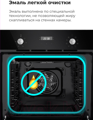 Электрический духовой шкаф Maunfeld EOEM.589B- фото8