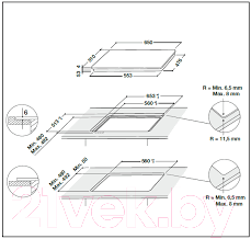 Индукционная варочная панель Whirlpool SMP 658C/BT/IXL- фото9