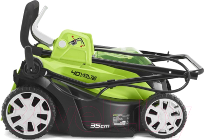 Газонокосилка электрическая Greenworks G40LM35- фото2
