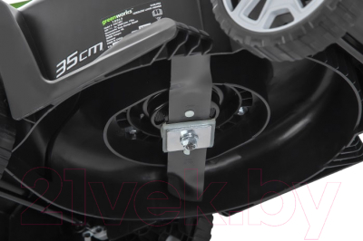 Газонокосилка электрическая Greenworks G40LM35- фото8