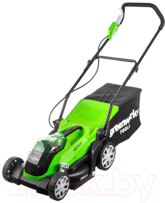 Газонокосилка электрическая Greenworks G40LM35K2- фото10