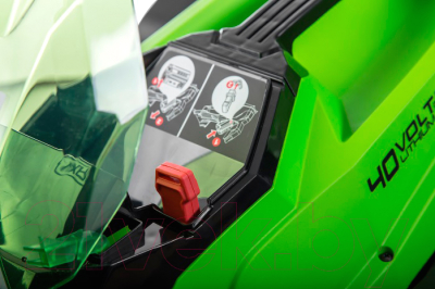 Газонокосилка электрическая Greenworks G40LM35K2- фото2