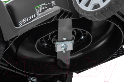 Газонокосилка электрическая Greenworks G40LM35K2- фото4