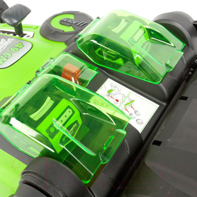 Газонокосилка электрическая Greenworks Twin Force G40LM49DB- фото7