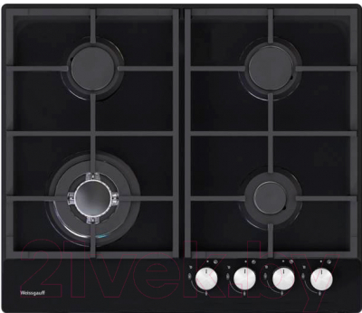 Газовая варочная панель Weissgauff HGG641BV- фото