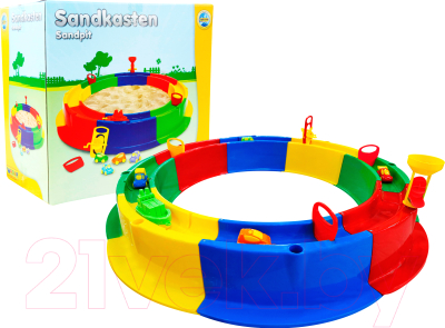 Песочница Полесье Кольцо с набором / 40923- фото2