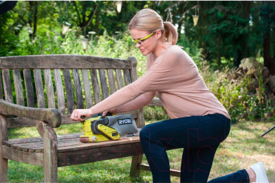 Ленточная шлифовальная машина Ryobi R18BS-0- фото2