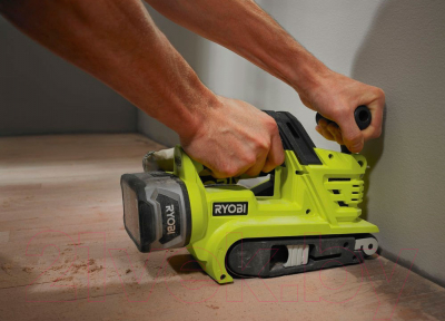 Ленточная шлифовальная машина Ryobi R18BS-0- фото4