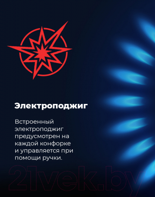 Газовая варочная панель Maunfeld EGHG.32.2CB/G- фото9