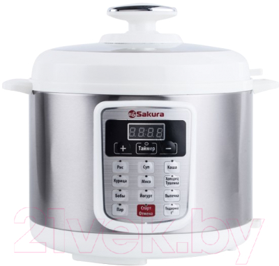 Мультиварка Sakura SA-7764WS - фото, картинка Мультиварка Sakura SA-7764WS
