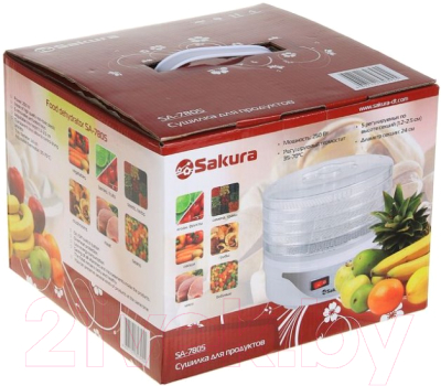 Сушилка для овощей и фруктов Sakura SA-7805- фото5