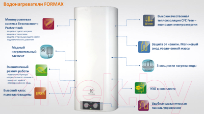 Накопительный водонагреватель Electrolux EWH 30 Formax- фото2