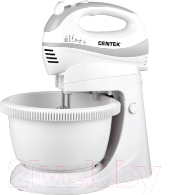 Миксер стационарный съемный Centek CT-1106 (белый/серый)- фото