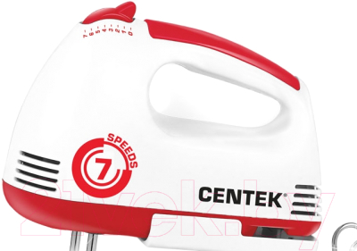 Миксер стационарный съемный Centek CT-1113 (белый/красный)- фото2