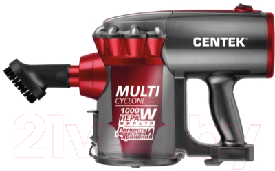 Вертикальный пылесос Centek CT-2561 (красный/черный)- фото2