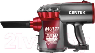 Вертикальный пылесос Centek CT-2561 (красный/черный)- фото3