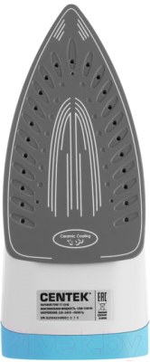 Утюг Centek CT-2348 (голубой)- фото5