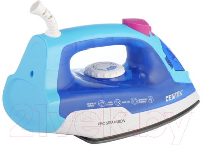 Утюг Centek CT-2348 (голубой)- фото6