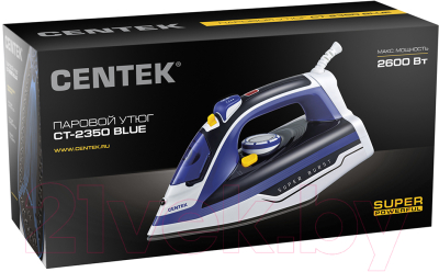 Утюг Centek CT-2350 (синий)- фото8