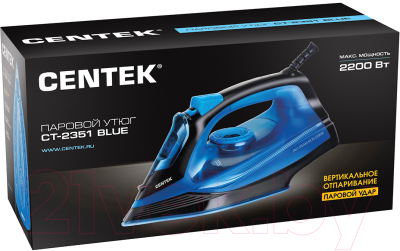 Утюг Centek CT-2351 (синий)- фото7