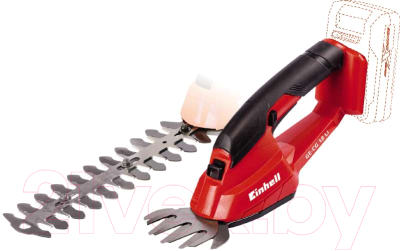 Кусторез Einhell GE-CG 18 Li (3410370)- фото