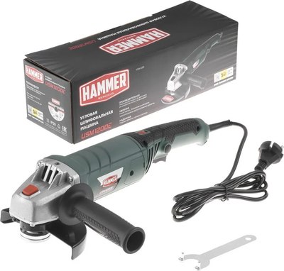 Угловая шлифовальная машина Hammer Flex USM1200E- фото6