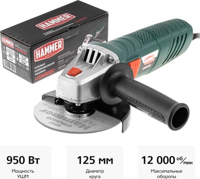 Угловая шлифовальная машина Hammer Flex USM900E- фото2