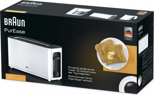 Тостер Braun HT3100WH- фото4