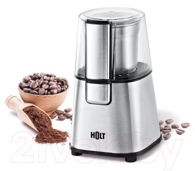 Кофемолка Holt HT-CGR-003 (металлик)- фото5