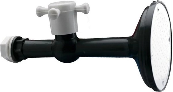 Лейка для дачного душа ЭлБЭТ С шаровым краном