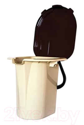 Ведро-туалет ЭлБЭТ С крышкой- фото