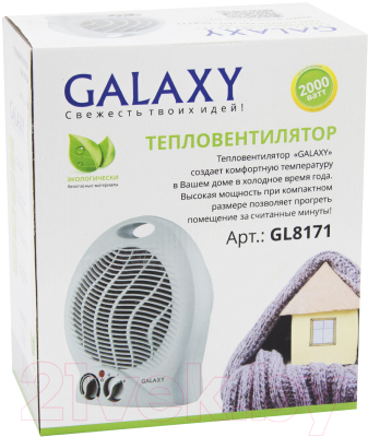Тепловентилятор Galaxy GL 8171 (белый)- фото3
